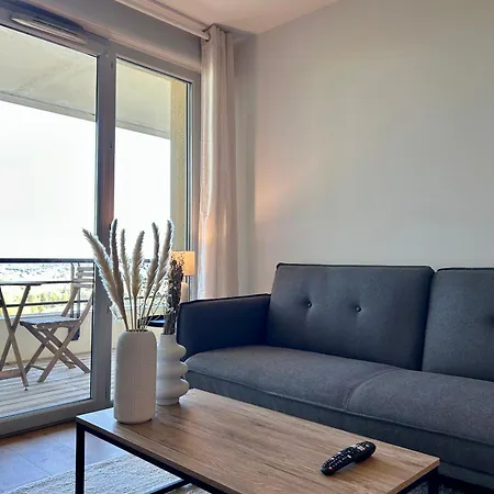 Le Balcon De Jeanne - T2 - Parking - Clim - Terrasse 아파트 *